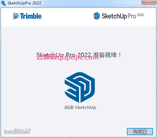草图大师Sketchup Pro 2022【3D模型设计软件】免费中文版破解下载安装图文教程、破解注册方法
